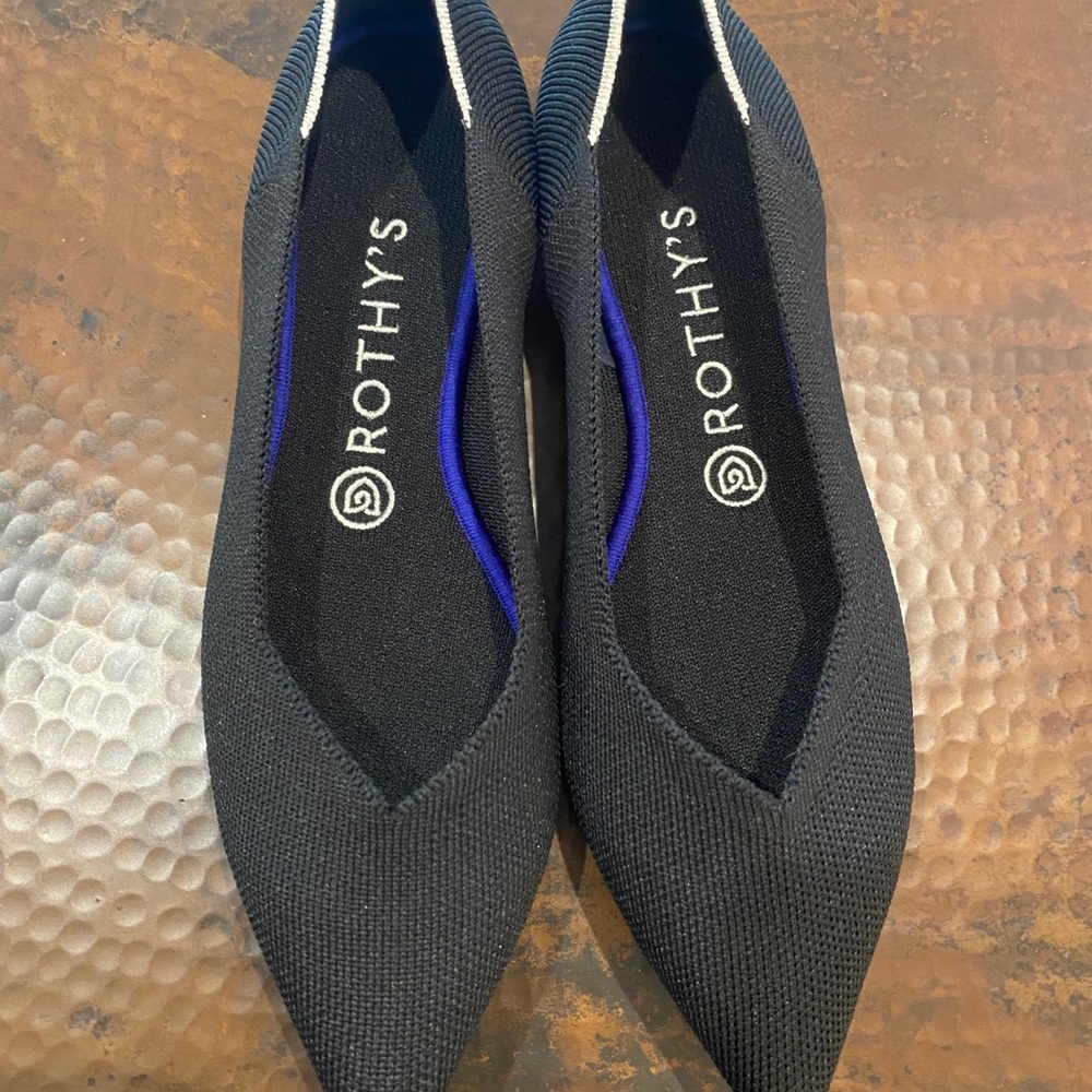 Perfect Condition Rothy’s Black Flats
